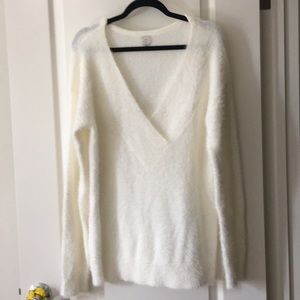 Winter white sweater